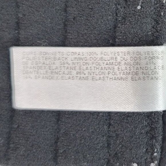 Wacoal Back Appeal Minimizer Bra Black 34DD Dots Seamless Underwire Adj #857303 - Picture 10 of 10